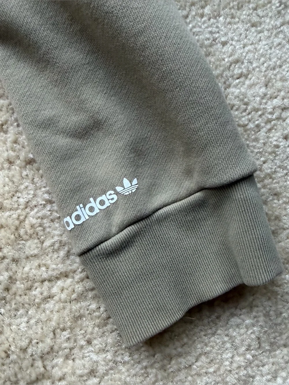 Adidas Originals Men’s Embroidered Trefoil Earth Tones Hoodie - M - VGUC